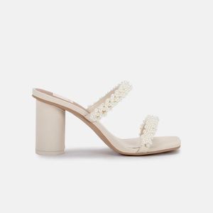 Dolce Vita -studded with pearl bead accents. Never worn. Size 7